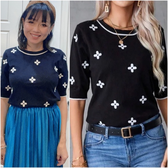 Classic Floral Print Puff Sleeve Top - Picture 3 of 12